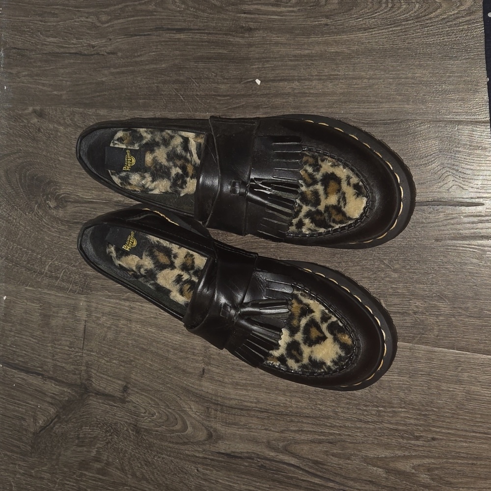 Dr. Martens Loafers with Leopard print details